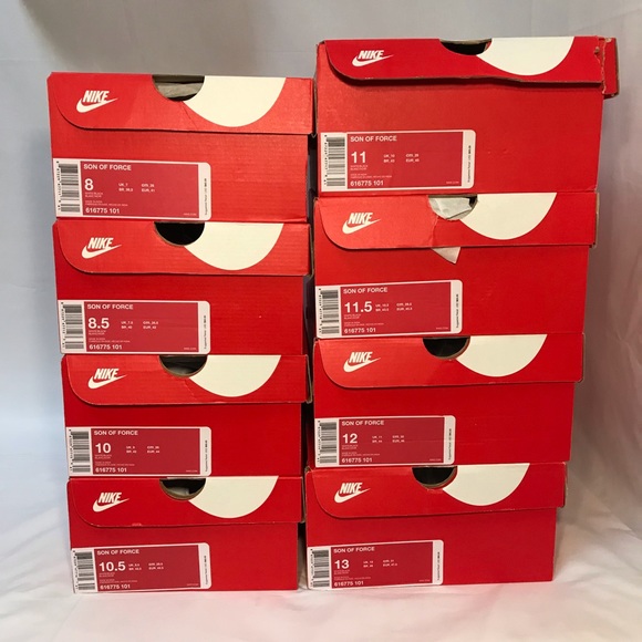 Nike Son Of Force White Mens Shoes Sneakers NEW - Picture 7 of 8